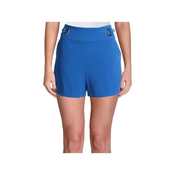 MARCIANO Pants - MARCIANO Womens Blue Zippered Grommet Straight leg Shorts S